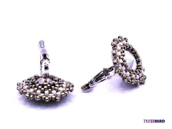 Crystal Beaded Earrings - Image 3