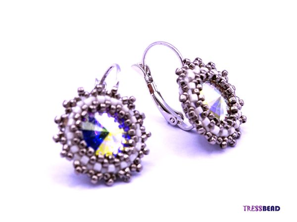 Crystal Beaded Earrings - Image 4