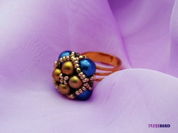 Royal Style Beaded Ring - Image 2