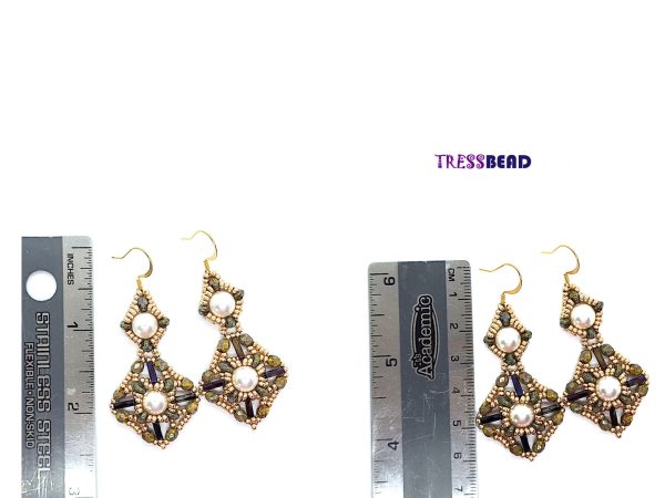 Unique Fashion Statement Dangle Beaded Earrings