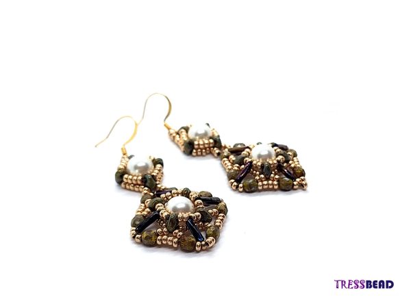 Unique Fashion Statement Dangle Beaded Earrings