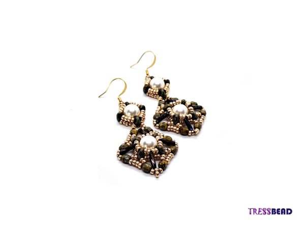 Unique Fashion Statement Dangle Beaded Earrings