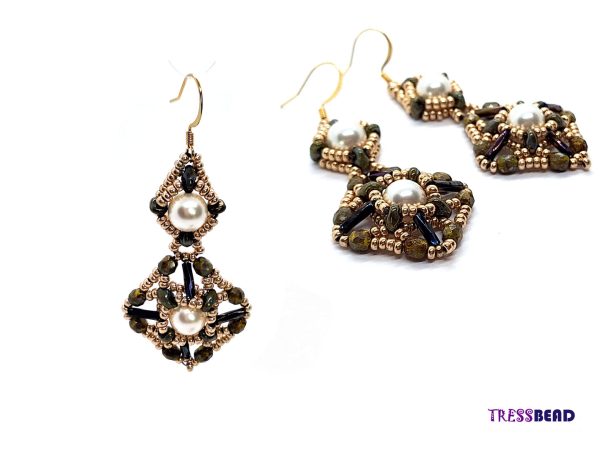 Unique Fashion Statement Dangle Beaded Earrings