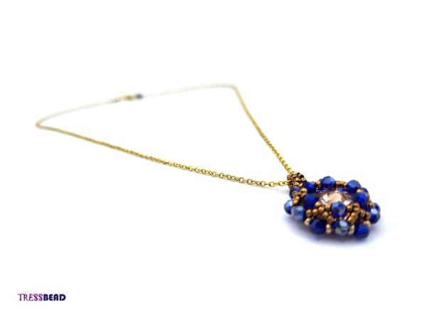 Elegant Beaded Pendant Necklace - Image 2