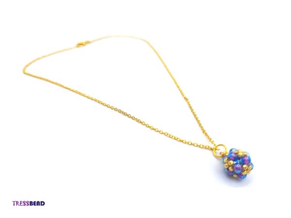 Charming Beaded Bead Pendant - Image 4