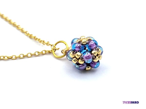 Charming Beaded Bead Pendant - Image 3