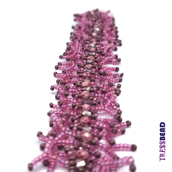 Pink Beadwoven Bracelet - Image 7