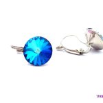 Bermuda Blue Crystal Earrings