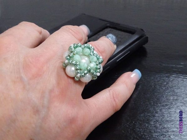 green-beaded-ring