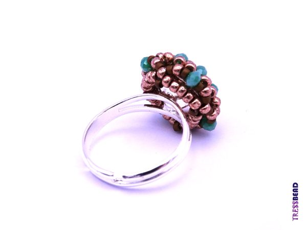 Exclusive Beaded Adjustable Ring - Image 4