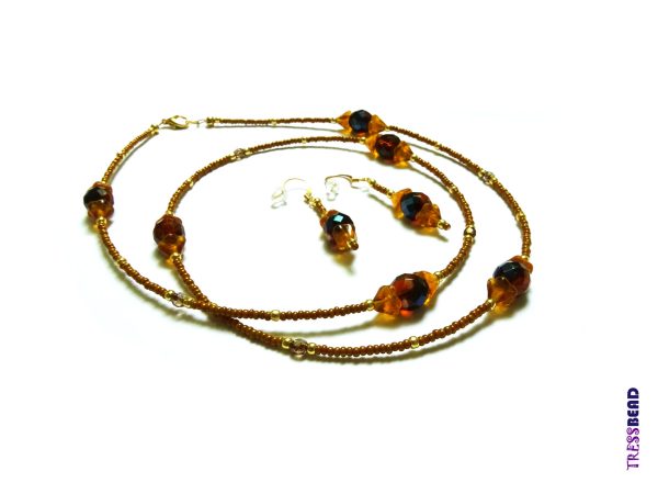 String-Necklace-Earrings-Set