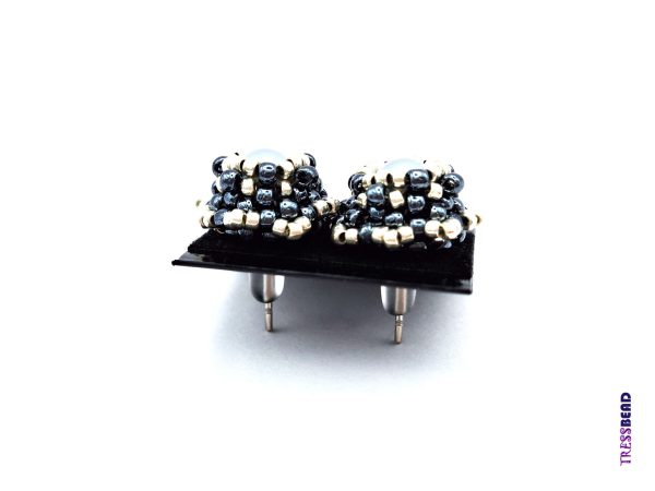 post or stud beaded earrings