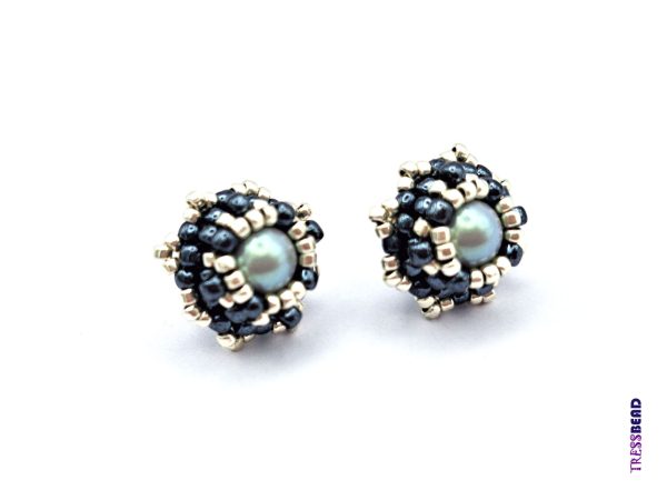 post or stud beaded earrings