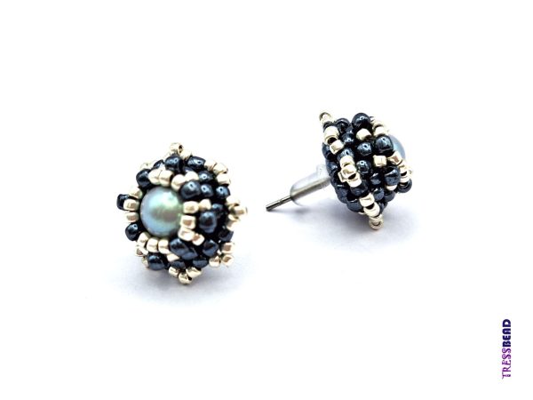 post or stud beaded earrings