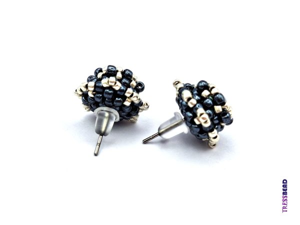 post or stud beaded earrings