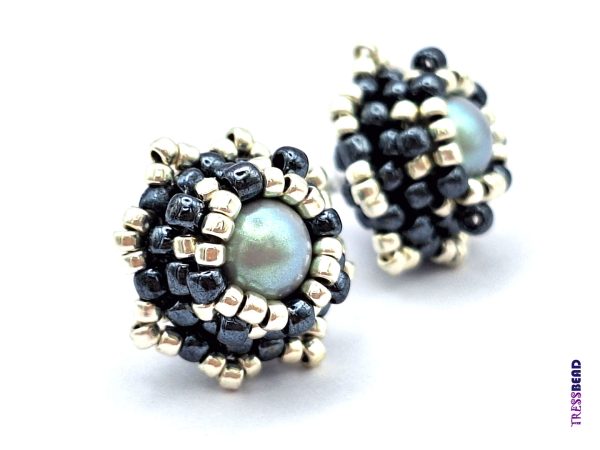 post or stud beaded earrings