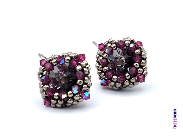 lever-back beaded earrings