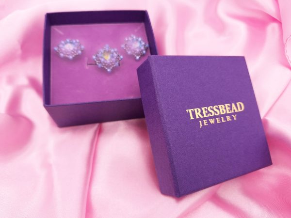 gift box -purple jewelry package