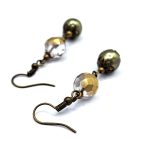 Vintage Bead Dangle Earrings