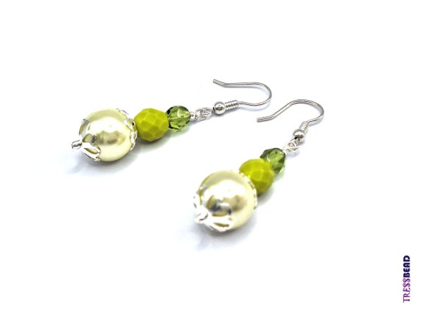 green-beaded-earrings