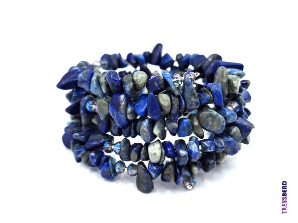 blue-memory-wire-bracelet