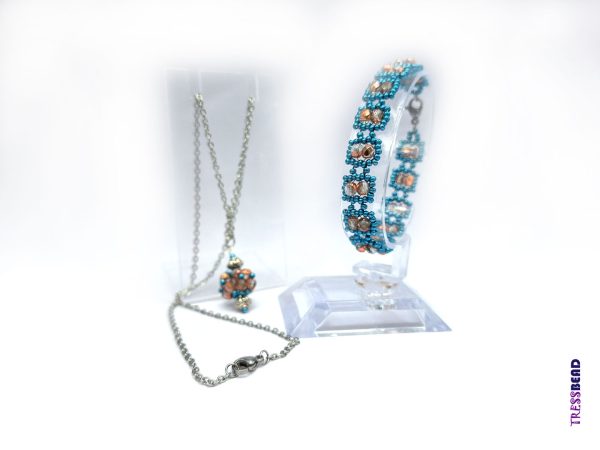 petrol-beaded-jewelry-set