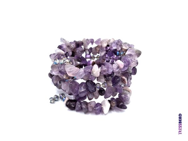 purple-memory-wire-bracelet