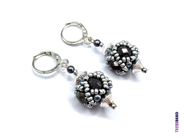 black-beaded-drop-earrings